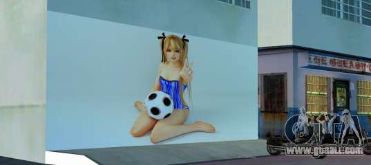 Marie Rose Football Mural for GTA Vice City