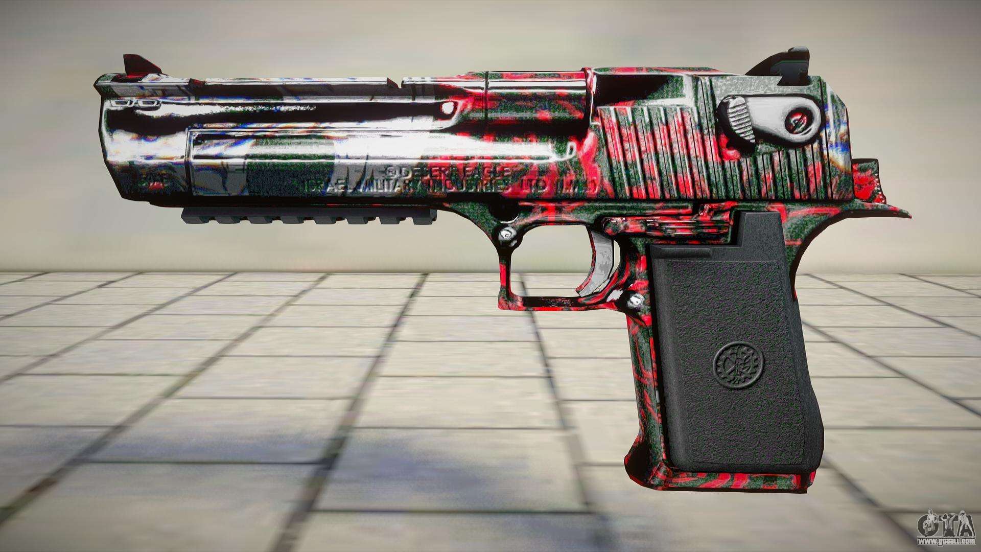 Desert Eagle Red Vynyl for GTA San Andreas