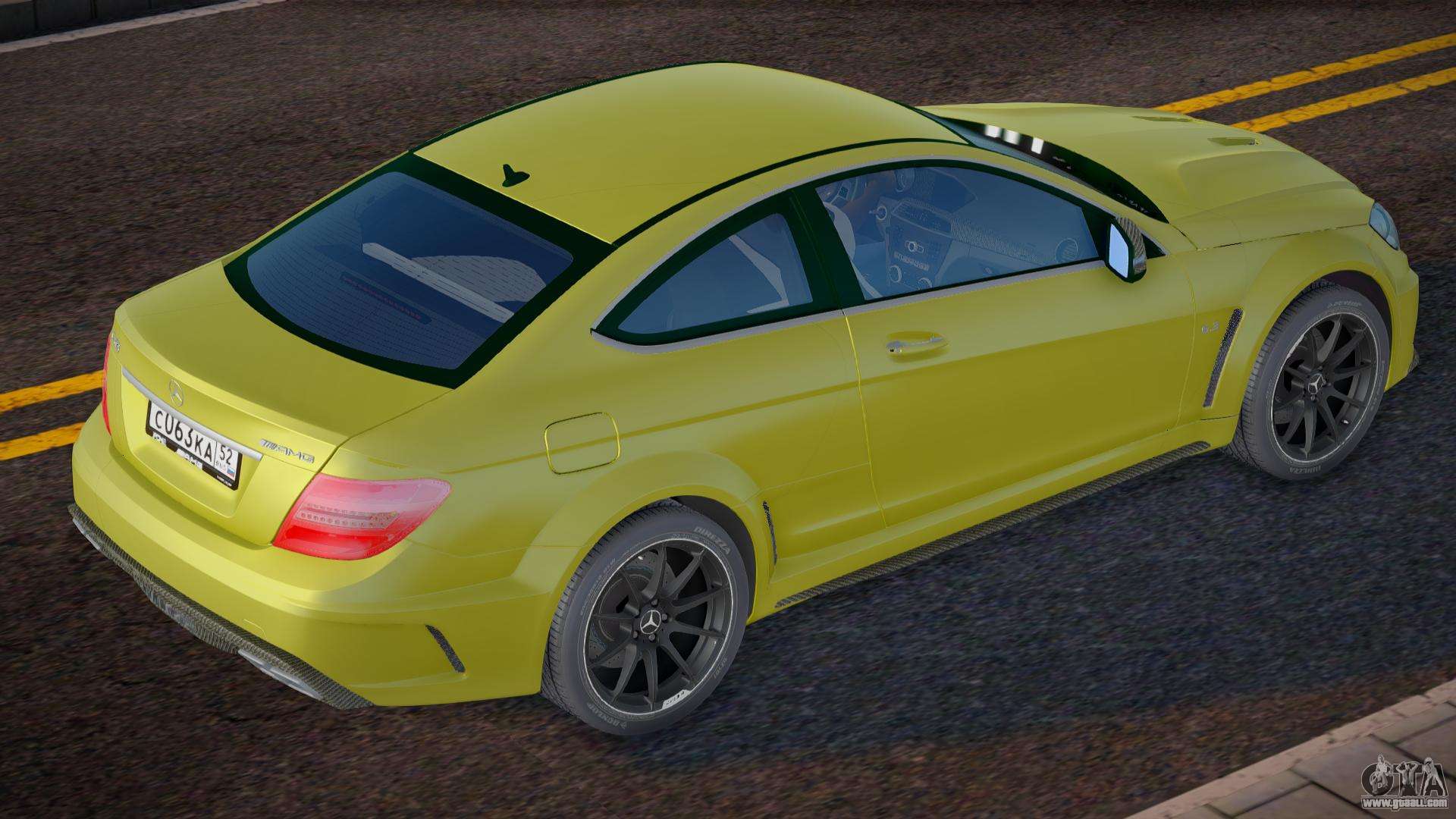 Mercedes-Benz C63 Coupe w204 for GTA San Andreas