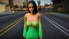 Girl Green Costume for GTA San Andreas