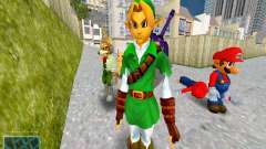 Link from Super Smash Brothers Melee for GTA San Andreas