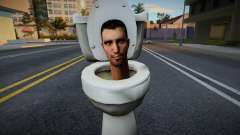 Skin De Skibidi Toilet Original Mike for GTA San Andreas