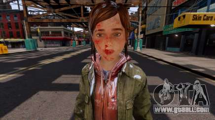 Ellie Wintercoat TLOU blood for GTA 4