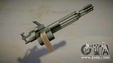 Military olive minigun v2 for GTA San Andreas