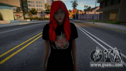 Red Hair Girl for GTA San Andreas