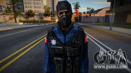 A new policeman in a balaclava for GTA San Andreas