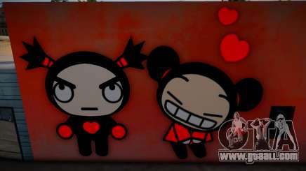 Mural Pucca And Garu for GTA San Andreas