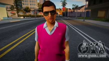 Tommy Vercetti HD Default Golfer Outfit DLC The for GTA San Andreas