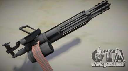 Totally black minigun v1 for GTA San Andreas