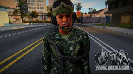 Skin Exercito Brasileiro Cavalaria Blindada 4 for GTA San Andreas