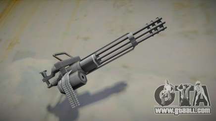 Retextured Minigun v3 for GTA San Andreas