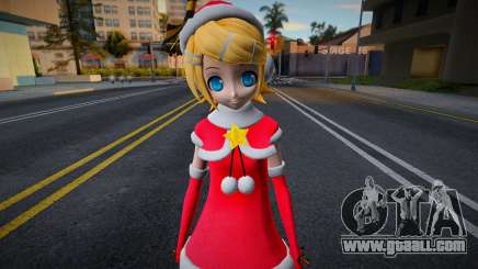 PDFT Kagamine Rin Christmas for GTA San Andreas