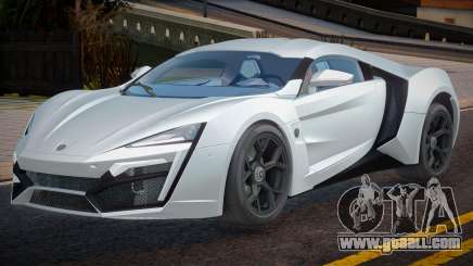 W Motors Lykan HyperSport Rocket for GTA San Andreas