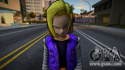 Android 18 from DBZ Shin Budokai for GTA San Andreas