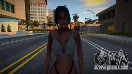 Girl in top and underwear for GTA San Andreas