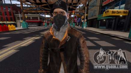 Aiden Pearce from Watch_Dogs for GTA 4