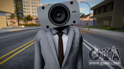 Skin De Speakerman De Skibidi Toilet for GTA San Andreas