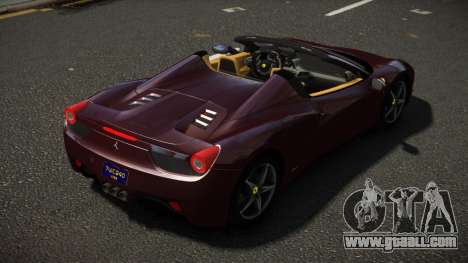 Ferrari 458 LE Roadster for GTA 4