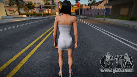 White Outfit girl for GTA San Andreas