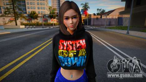Samantha Samsung System Of A Down Fan for GTA San Andreas