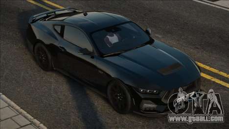 Ford Mustang 2024 Black for GTA San Andreas