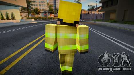 Lafd1 Minecraft Ped for GTA San Andreas