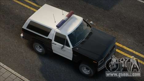 Ford Bronco Police 1982 V1.1 for GTA San Andreas