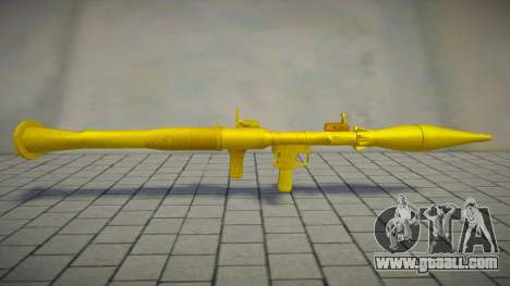 Golden Rocket Launcher for GTA San Andreas