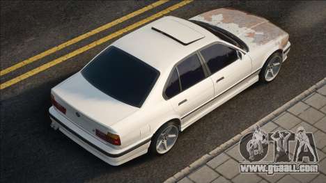 BMW 5-er E34 Rusty v2 for GTA San Andreas