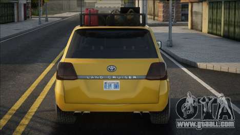 Toyota Land Cruiser Yellow for GTA San Andreas