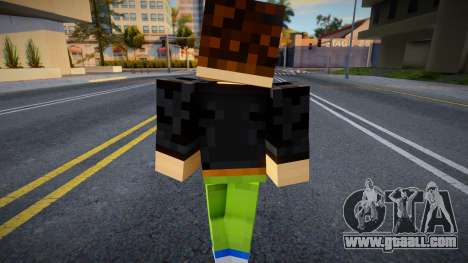 Claude Minecraft Ped for GTA San Andreas