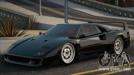 Ferrari F40 CCD Black for GTA San Andreas