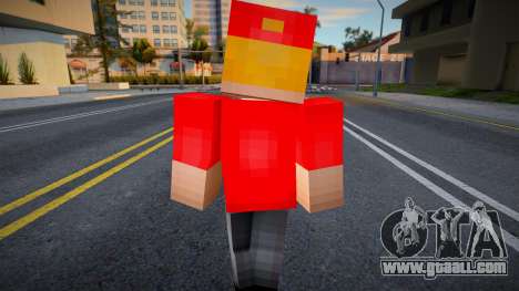 Wmypizz Minecraft Ped for GTA San Andreas