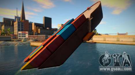 Half-sunken ship for GTA San Andreas