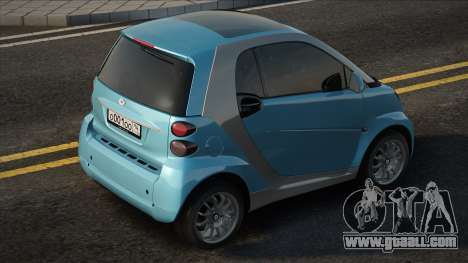 Smart Fortwo Blue for GTA San Andreas
