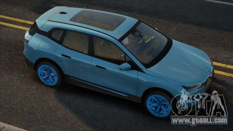 BMW iX UKR Plate for GTA San Andreas