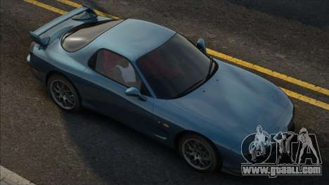 Mazda RX7 FD3S Blue for GTA San Andreas