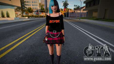 Hit Kawaii Gothic fan ACDC for GTA San Andreas