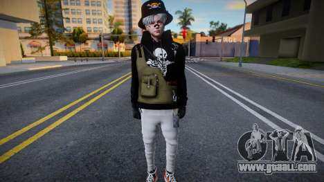 Skin Fivem Mugiwara Skull Vest for GTA San Andreas