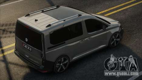 Volkswagen Caddy 2022 Silver for GTA San Andreas