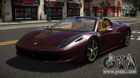 Ferrari 458 LE Roadster for GTA 4