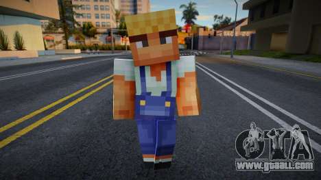 Cwmofr Minecraft Ped for GTA San Andreas