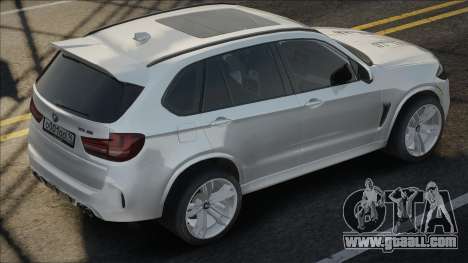 BMW X5m F85 White CCD for GTA San Andreas