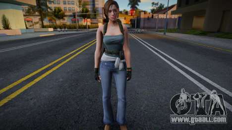 Jill Valentine with jeans (Resident Evil 3) for GTA San Andreas