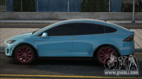 Tesla Model X Blue for GTA San Andreas