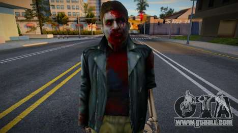 Half-Skeleton Zombie Claude for GTA San Andreas