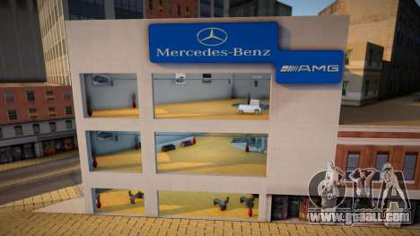 Mercedes-Benz Dealership v2 for GTA San Andreas