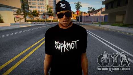 CJ HD tipo slipknot y adidas for GTA San Andreas