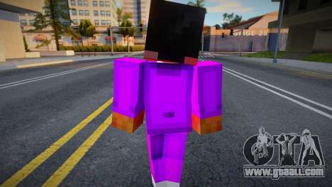 Jizzy Minecraft Ped for GTA San Andreas