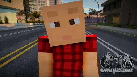 Omost Minecraft Ped for GTA San Andreas
